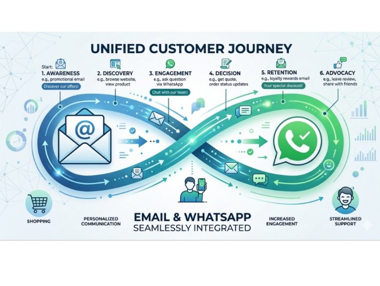 Email and WhatsApp integration - Mailendy.com